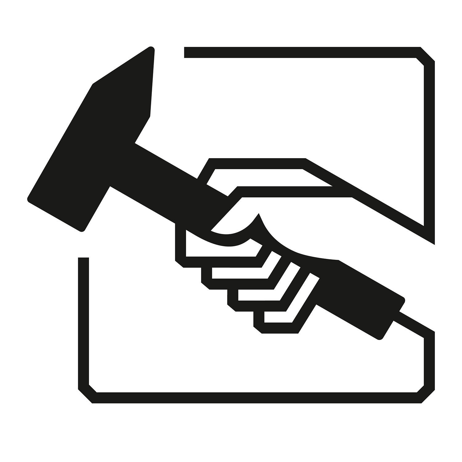 <br />
Schlosserei Herrmann, Marke, Illustration<br />
