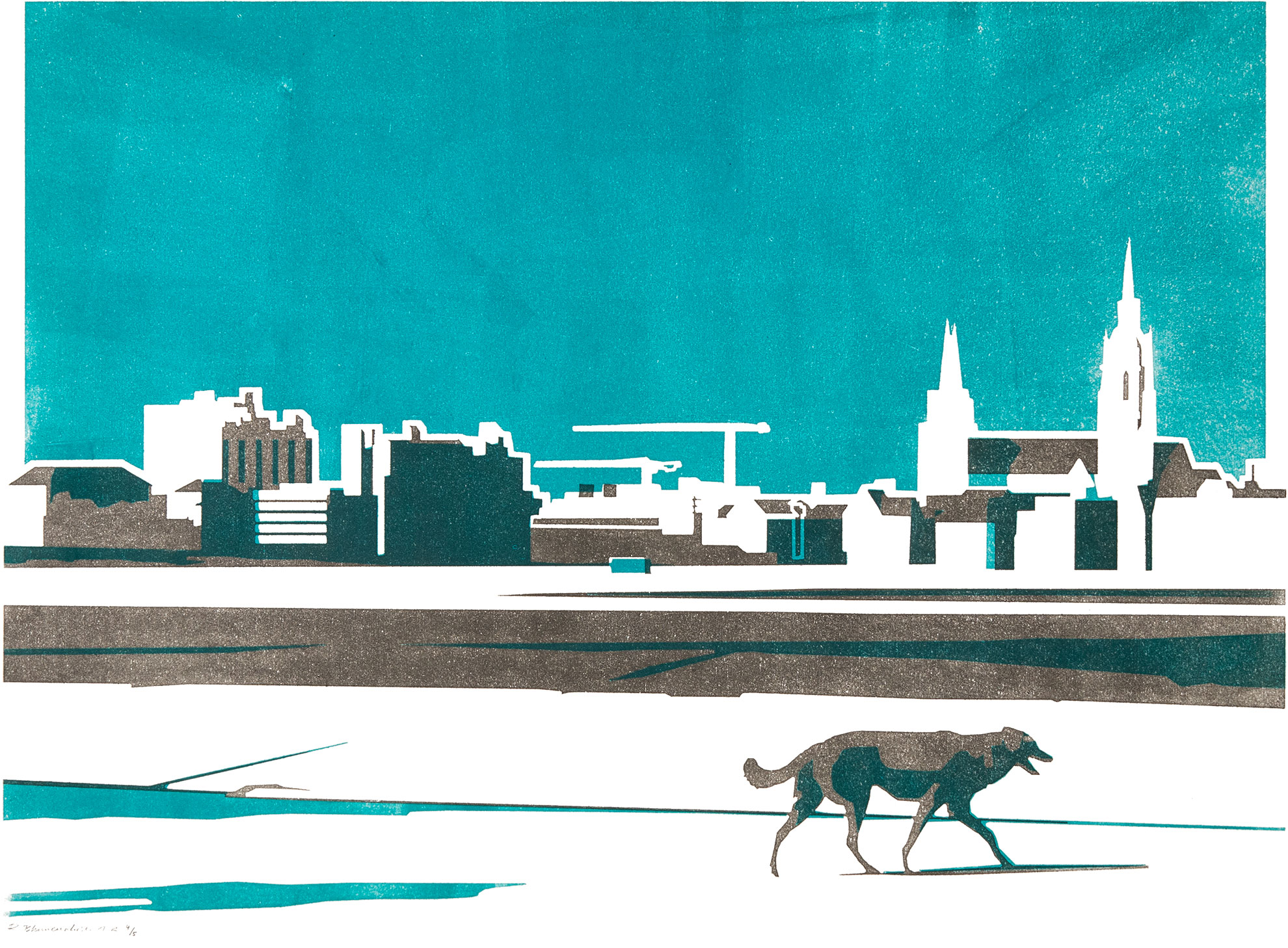 St. Paul München – Holzschnitt