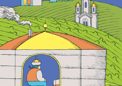 Textillustration, Mongolei