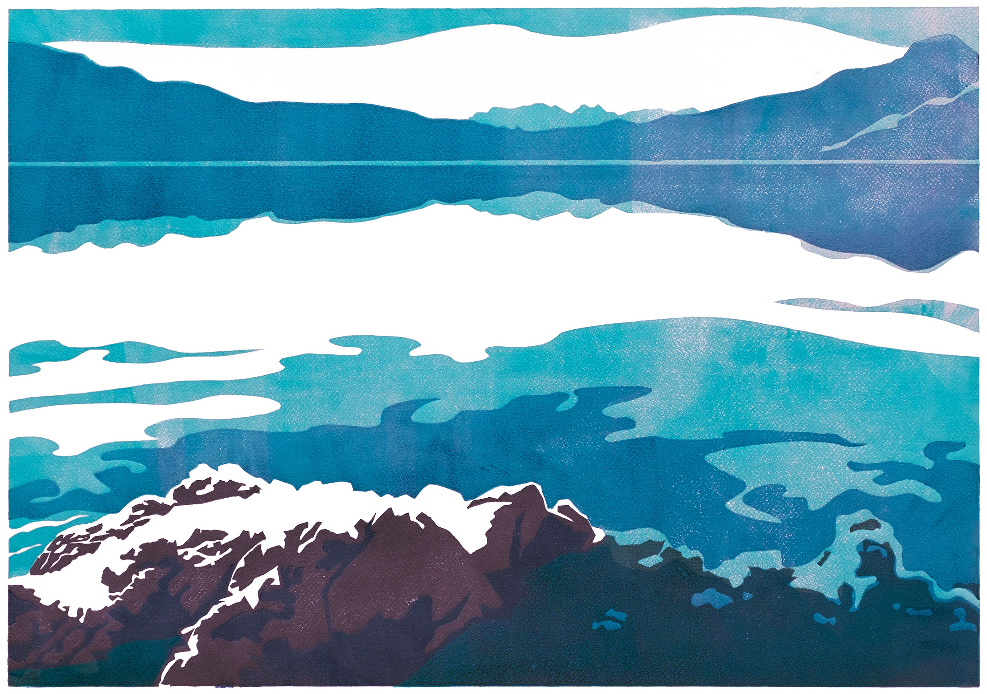 Walchensee, Holzdruck